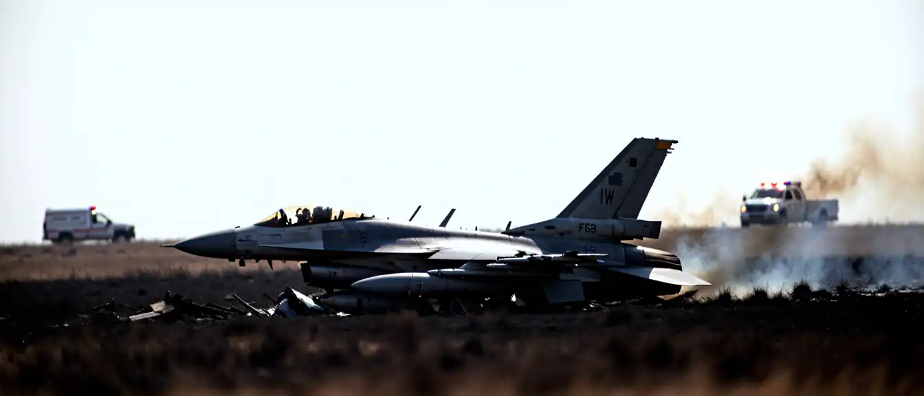 Ошибка или поломка: в турецкой провинции Ялова разбился истребитель F-16