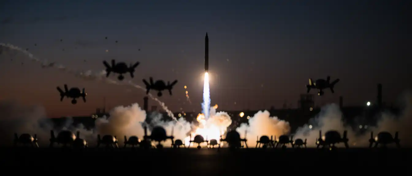 Беспилотный шквал: российская ПВО отразила беспрецедентную волну атак