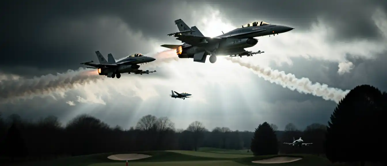 Незваные гости в небе: истребители F-16 пресекли нарушение бесполетной зоны над резиденцией Трампа