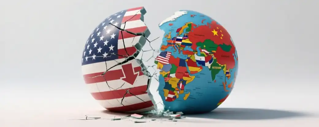 Американский авторитет в мире резко снижается, уступая даже России