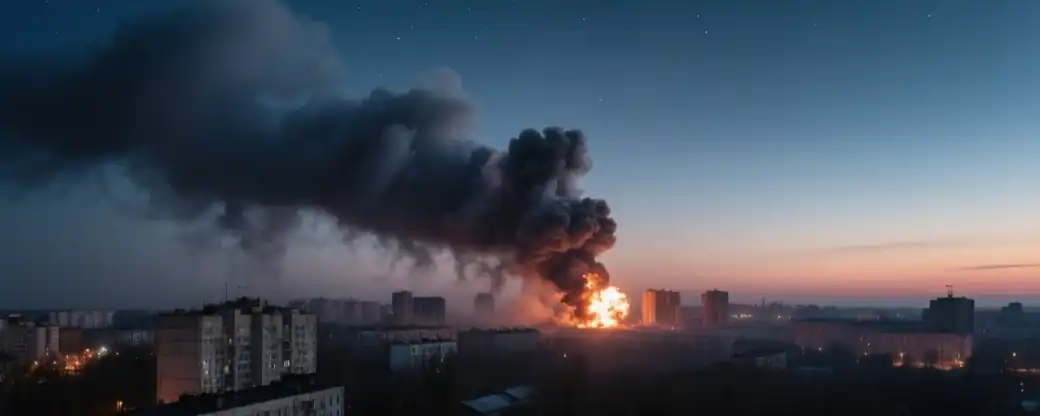Звуки Взрывов Омрачают Небо Полтавы