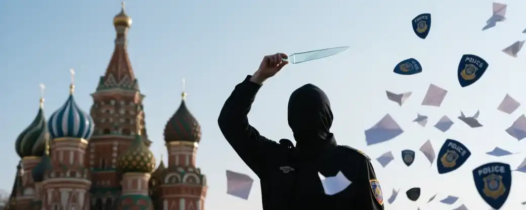 Центр Москвы потряс инцидент с угрозой ножевого нападения полицейским