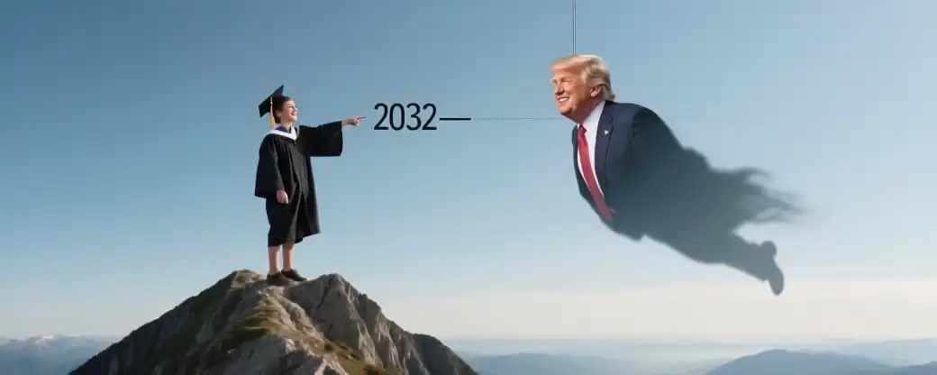 Трамп развеселил выпускников своей юмористической перспективой на 2032 год