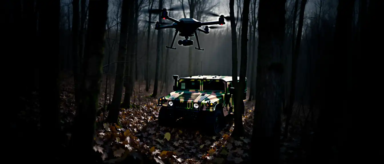 Удар сверху: российский FPV-дрон выследил и ликвидировал американский «Хамви» в Сумской области