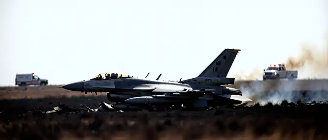 Ошибка или поломка: в турецкой провинции Ялова разбился истребитель F-16