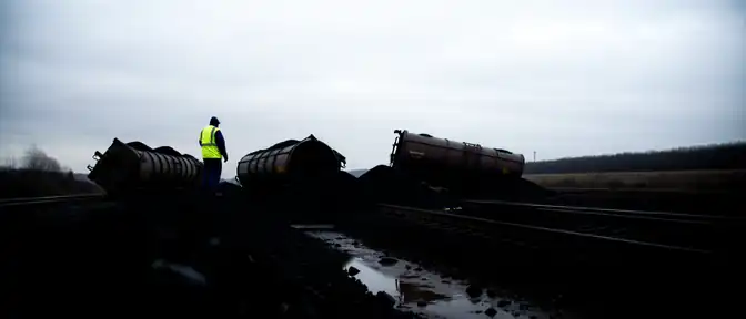 Инцидент на Забайкальской магистрали: угольный состав потерпел крушение под Белогорском