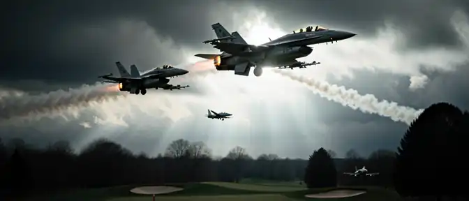 Незваные гости в небе: истребители F-16 пресекли нарушение бесполетной зоны над резиденцией Трампа