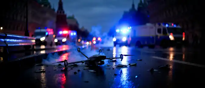 Столичная ПВО отразила атаку беспилотников: обломки упали в Москве