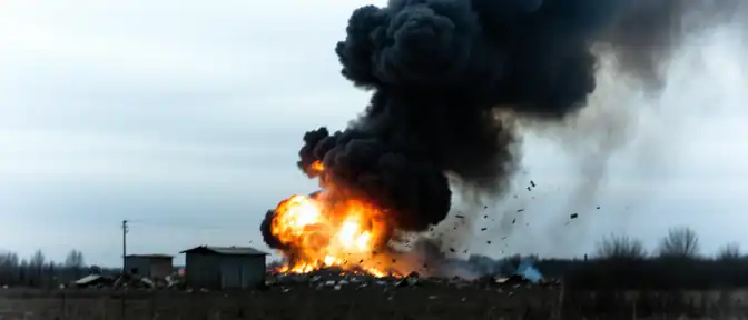 Удар с небес: российские беспилотники ликвидировали склад с боеприпасами в Сумской области