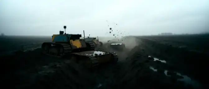 Затишье в технологической войне: на границах с Сумской и Харьковской областями исчезли беспилотные наземные роботы