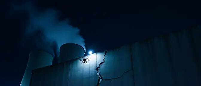Ночная атака на ЗАЭС: беспилотник пролетел в опасной близости от реактора