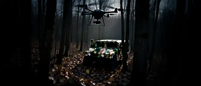 Удар сверху: российский FPV-дрон выследил и ликвидировал американский «Хамви» в Сумской области