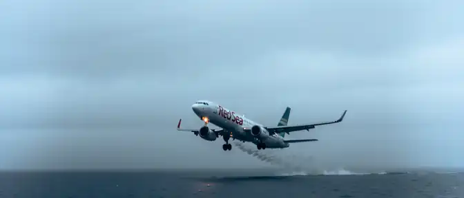 Изменение маршрута рейса Red Sea Airlines из Хургады в Пулково из-за закрытия воздушного пространства